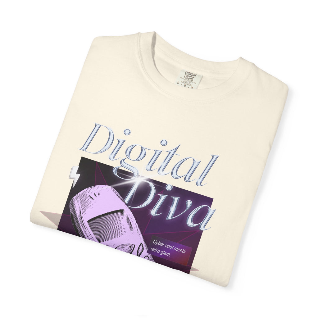 Digital Diva T-Shirt — Retro Mobile Phone Vaporwave Tee