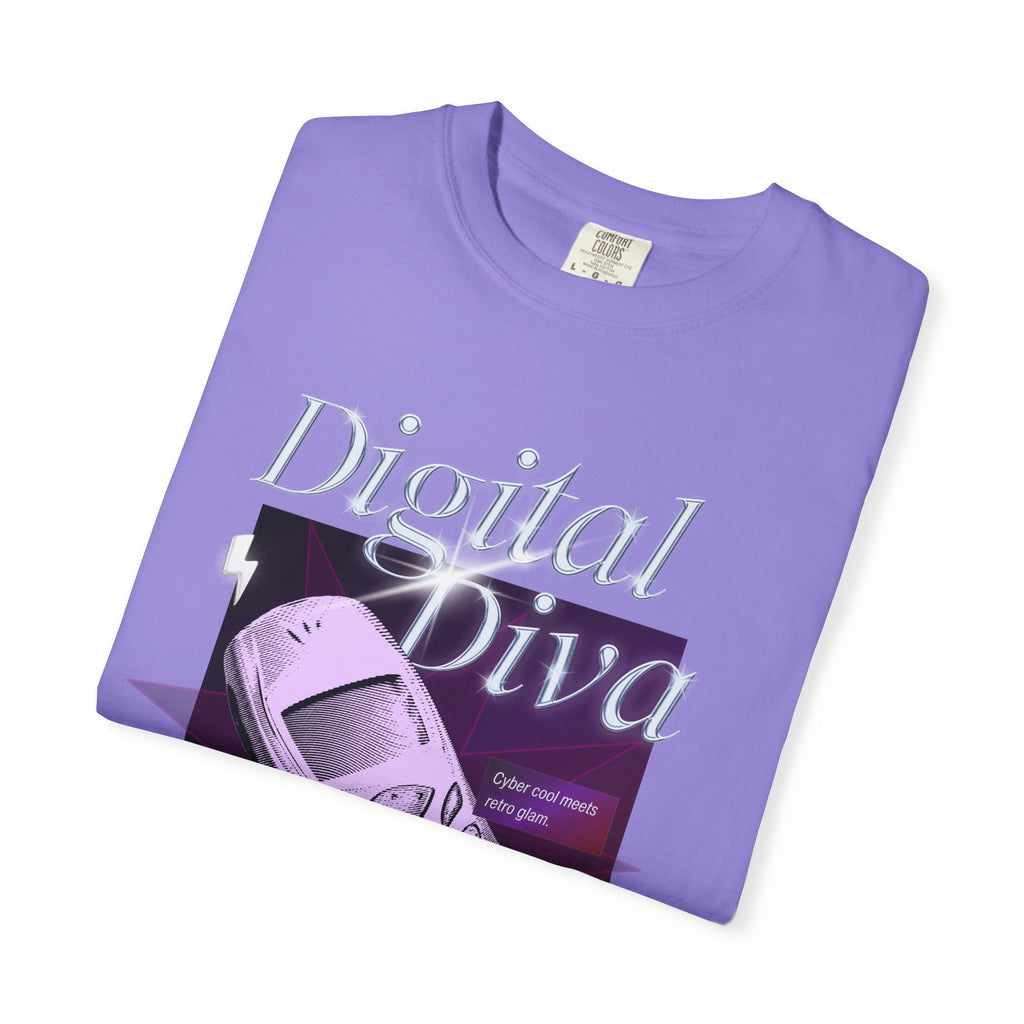 Digital Diva T-Shirt — Retro Mobile Phone Vaporwave Tee