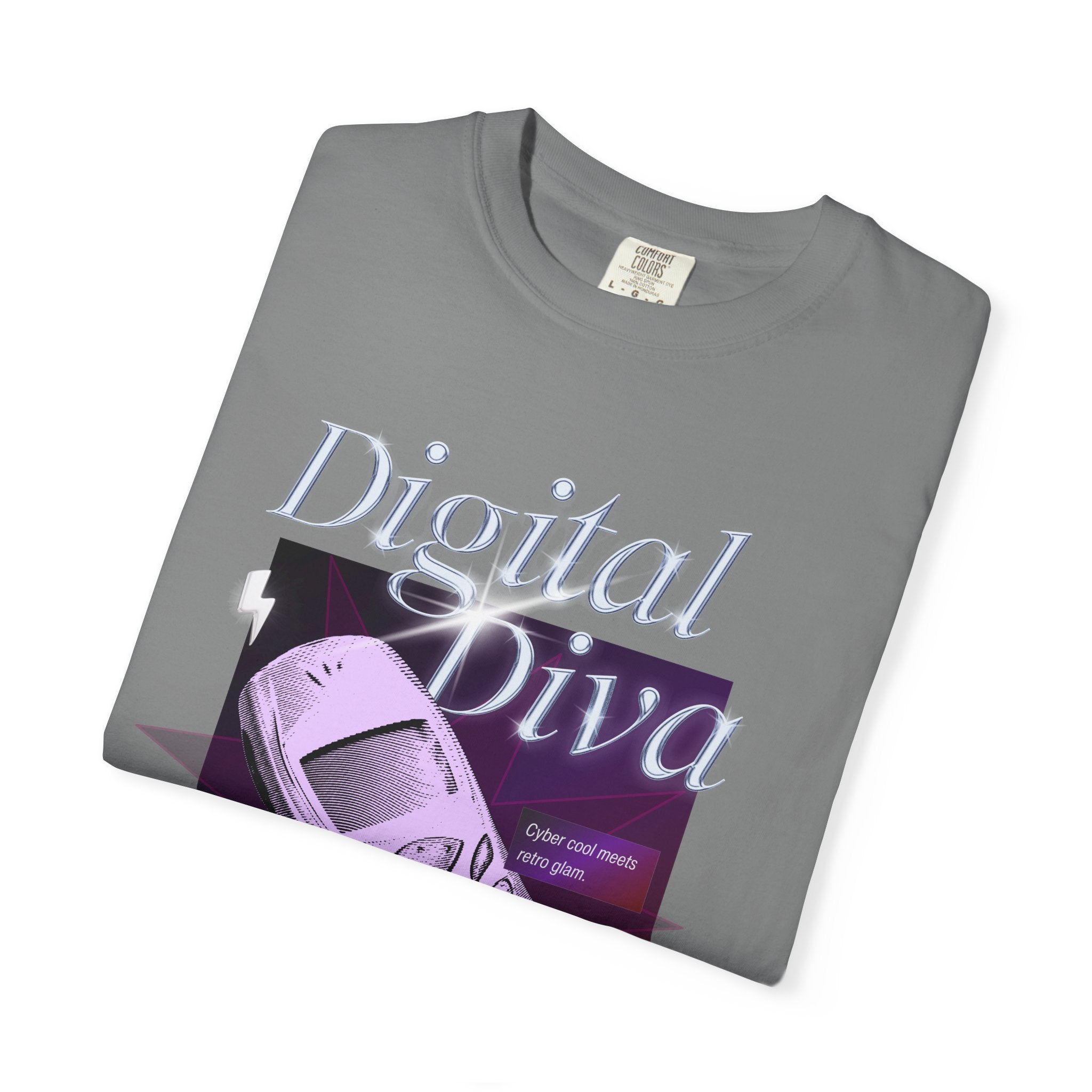 Digital Diva T-Shirt — Retro Mobile Phone Vaporwave Tee