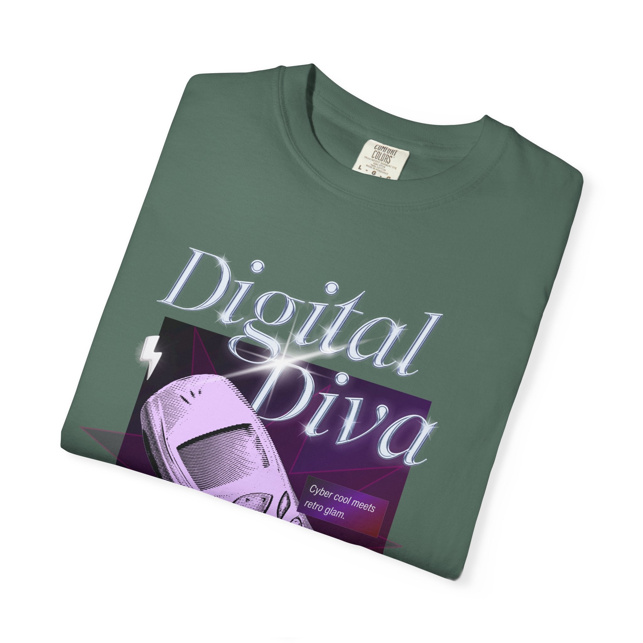 Digital Diva T-Shirt — Retro Mobile Phone Vaporwave Tee