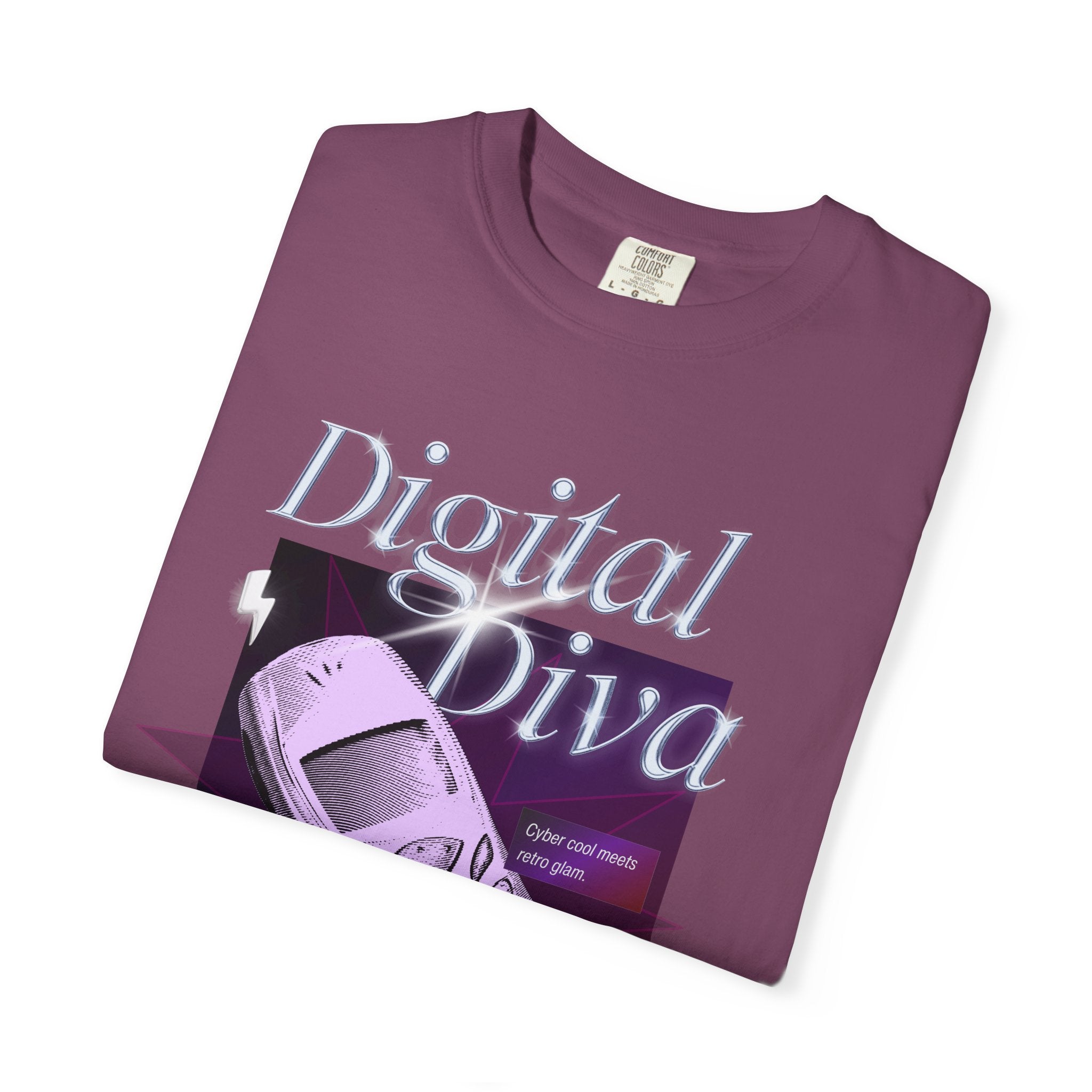 Digital Diva T-Shirt — Retro Mobile Phone Vaporwave Tee