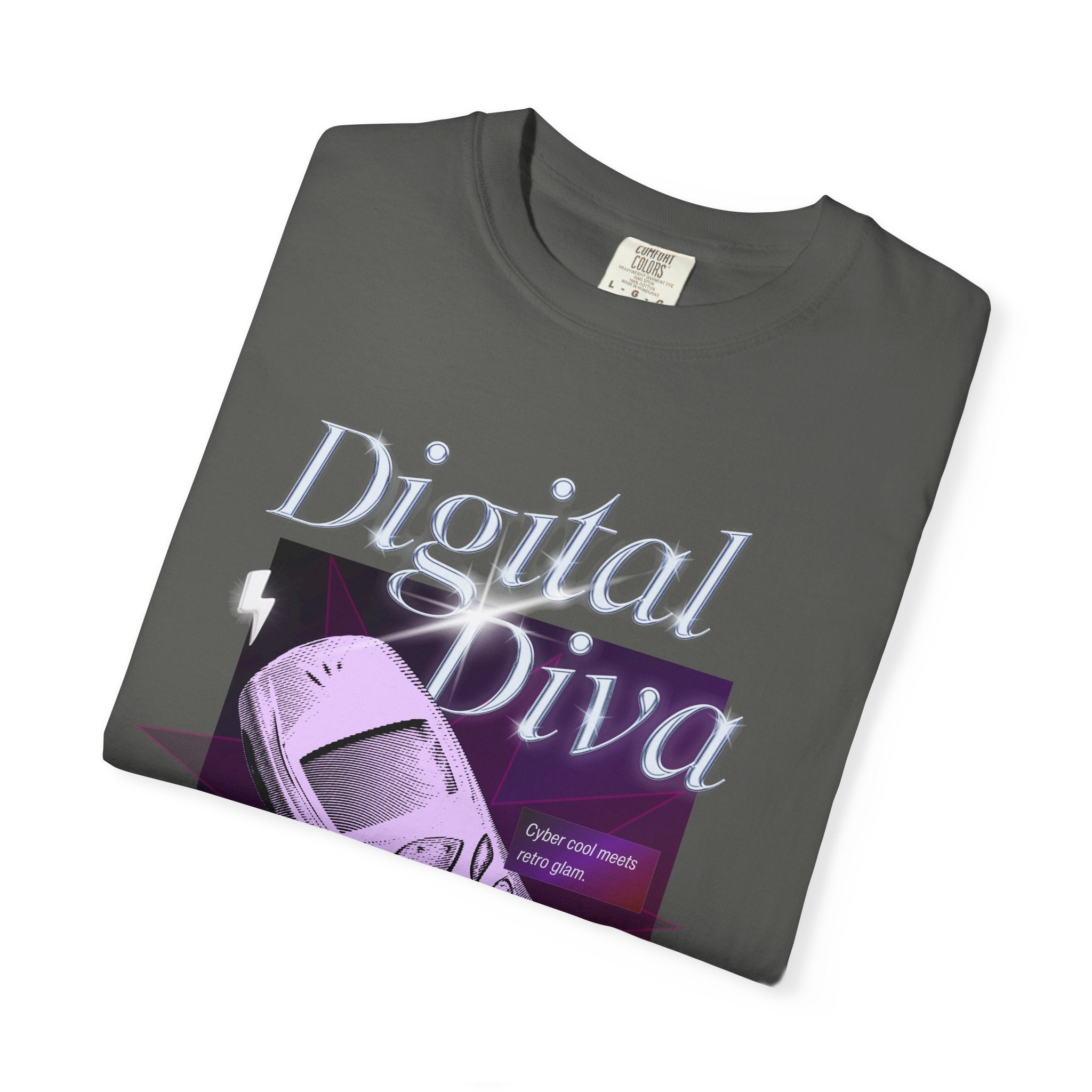 Digital Diva T-Shirt — Retro Mobile Phone Vaporwave Tee