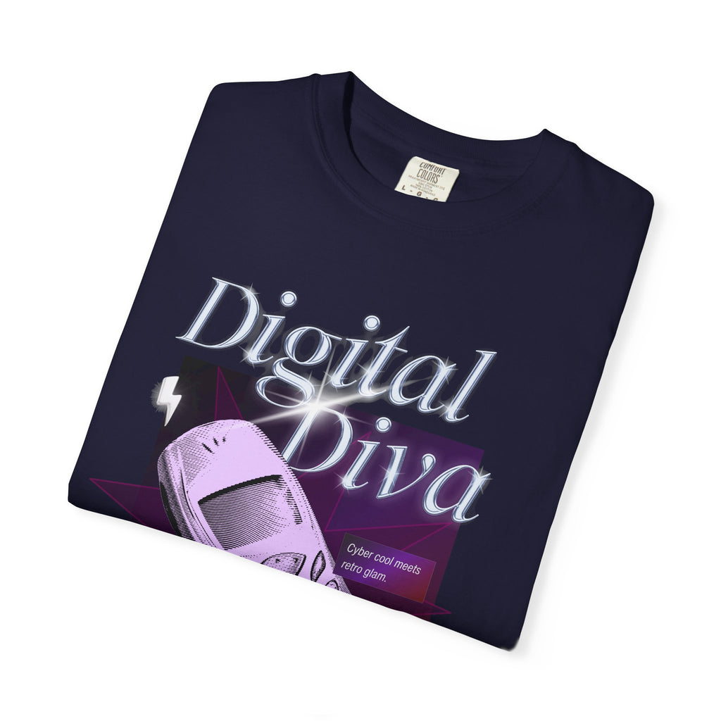 Digital Diva T-Shirt — Retro Mobile Phone Vaporwave Tee