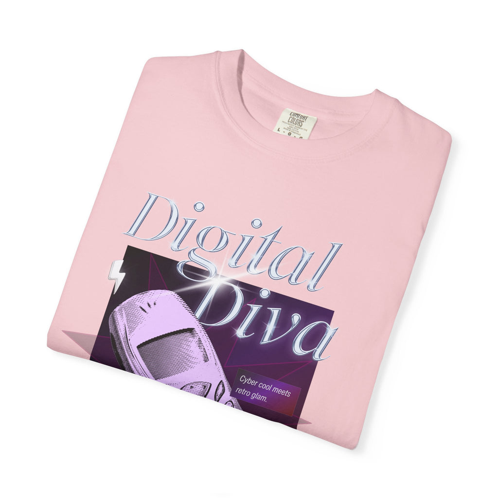 Digital Diva T-Shirt — Retro Mobile Phone Vaporwave Tee