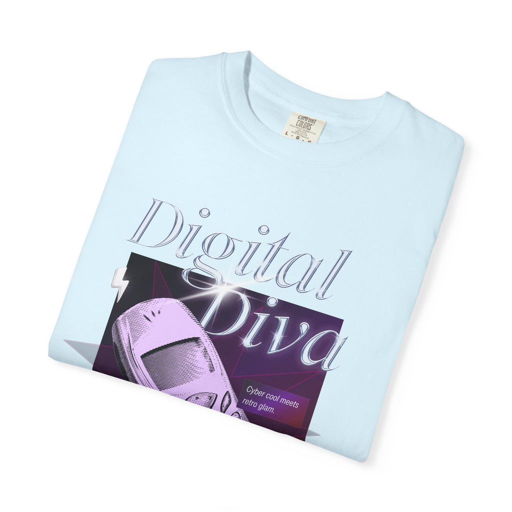 Digital Diva T-Shirt — Retro Mobile Phone Vaporwave Tee